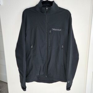 Marmot‎ M3 Tempo Softshell Full Zip Black Jacket, Size Medium